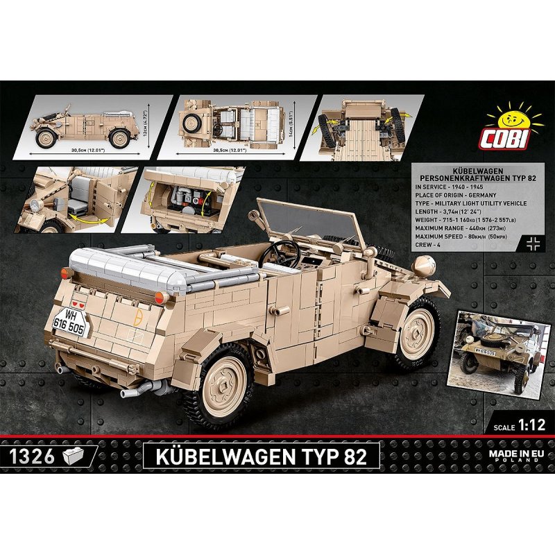 COBI Kübelwagen Personenkraftwagen Typ 82