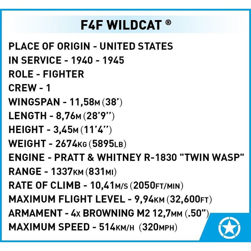 COBI F4F Wildcat - Northrop Grumman