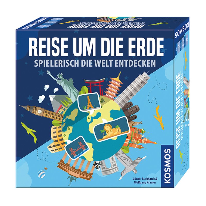 Kosmos Reise um die Erde Spielerisch die Welt entdecken Board game Travel/adventure