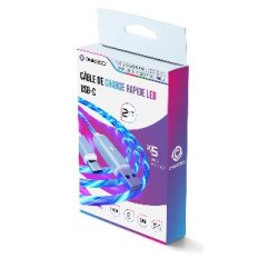 Oniverse 3701417802078 USB cable 2 m USB A USB C Blue, Silver