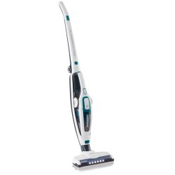 Leifheit PowerVac 2in1 Aspirateur-balai 2 en 1 Batterie Sec Cyclonique Sans sac Noir, Bleu, Blanc