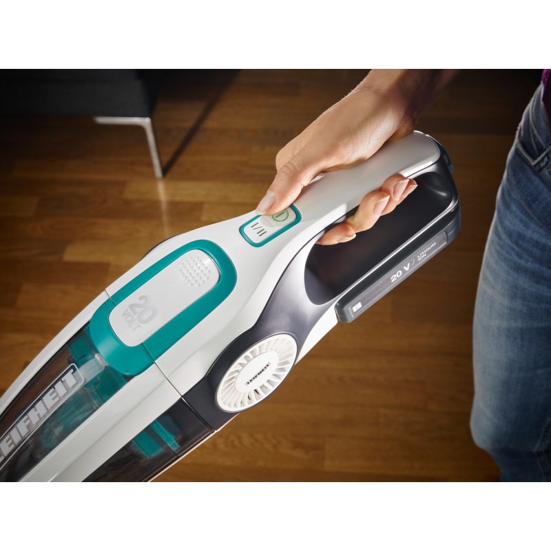 Leifheit PowerVac 2in1 2-in-1 stick vacuum Battery Dry Cyclonic Bagless Black, Blue, White