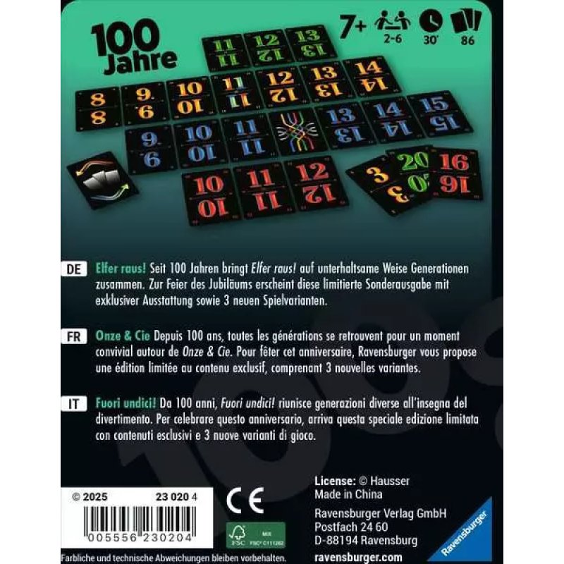 Ravensburger 23020 jeu de société 30 min Jeu de cartes