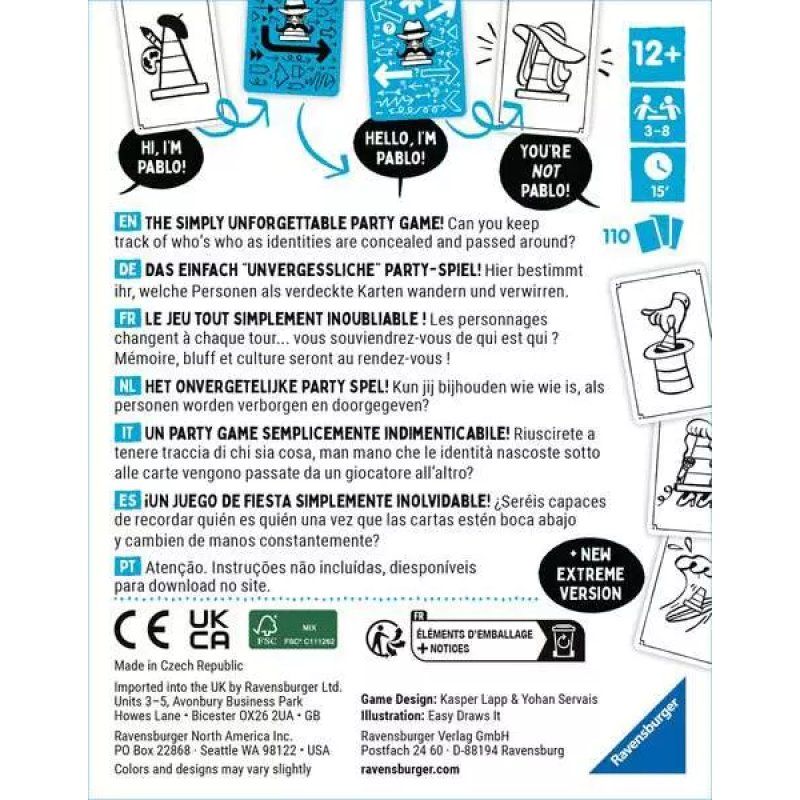 Ravensburger 24685 jeu de société 15 min Jeu de cartes Fête