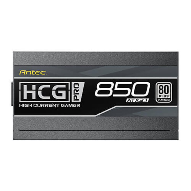 Antec HIGH CURRENT GAMER HCG850 PRO Platinum ATX 3.1 unité d'alimentation d'énergie 850 W 20 4 pin ATX Noir