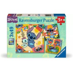 Kinderpuzzle Disney Stitch (3x 49 Teile)