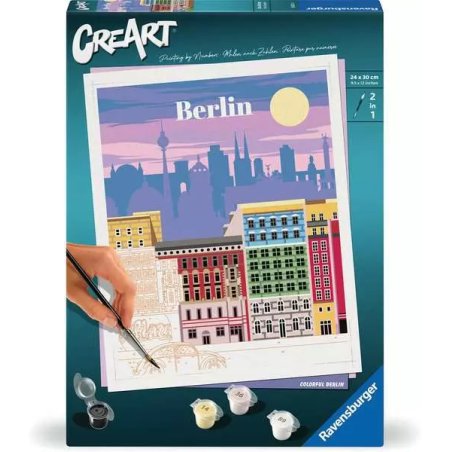 Ravensburger 25521 livre et page à colorier Couleur par kit de peinture par numéros