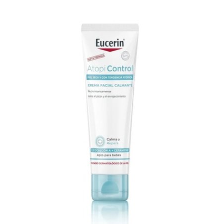 Eucerin Atopicontrol Facial Cream 50ml - Moisturizing Cream For Sensitive Skin