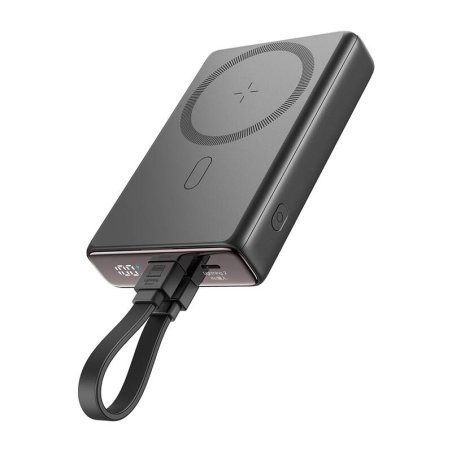 Powerbank Joyroom JR-PBM01 10000mAh 20W 1x USB-C 2x Lightning czarny kabel
