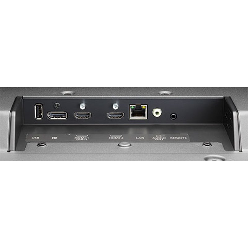 NEC MultiSync M651-2 En forme de kiosk 165,1 cm (65") LED 500 cd/m² 4K Ultra HD Noir Intégré dans le processeur