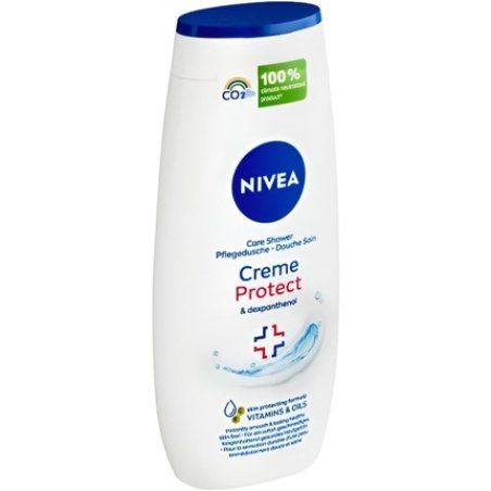 NIVEA Soothing Shower Gel Creme Protect 250ml Gentle Soap-free Solution for Dry and Sensitive Skin Balancing with the