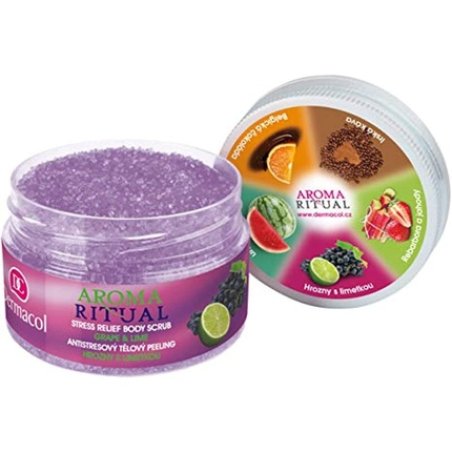 Dermacol Aroma Ritual Stress Relief Body Scrub Grape & Lime