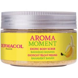 Dermacol Aroma Moment Bahamas Banana Exotic Body Scrub - Cukrovy Peeling S Bananovou Vuni
