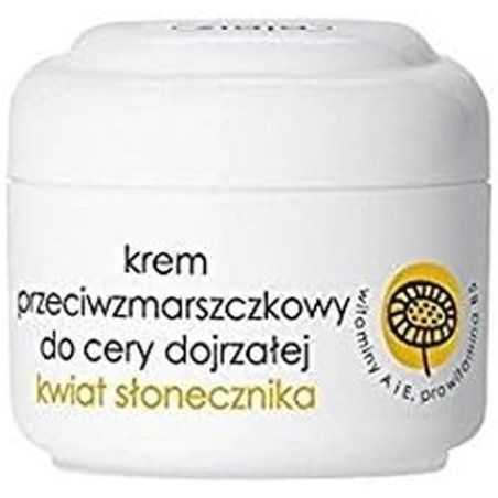 ZIAJA Anti-Wrinkle Face Cream with Sunflower Oil for Mature Skin 50ml