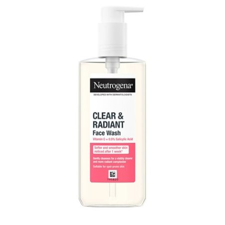 Neutrogena Brightening Cleansing Gel For Problematic Skin Clear & Radiant Face Wash 200 Ml