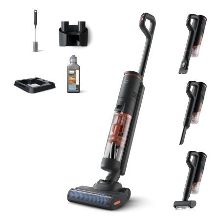 Philips 6000 series XW6264/11 stick vacuum/electric broom Battery Dry&wet Cyclonic Bagless Coral