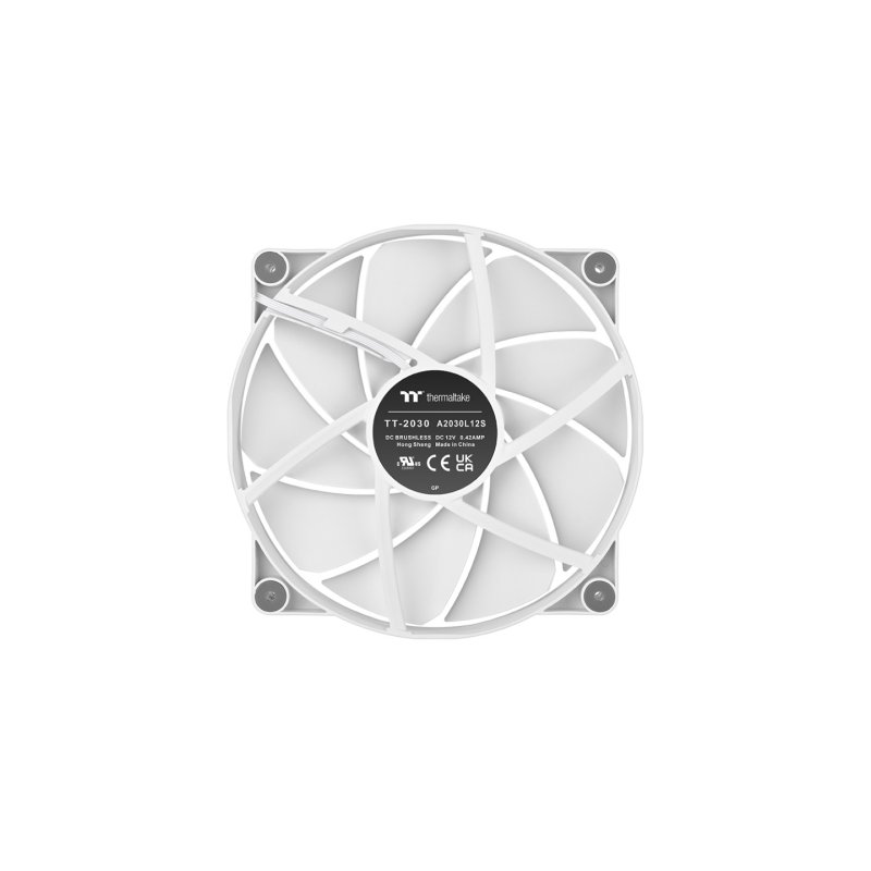 Tt CT200 PC Cooling Fan White Single Pack