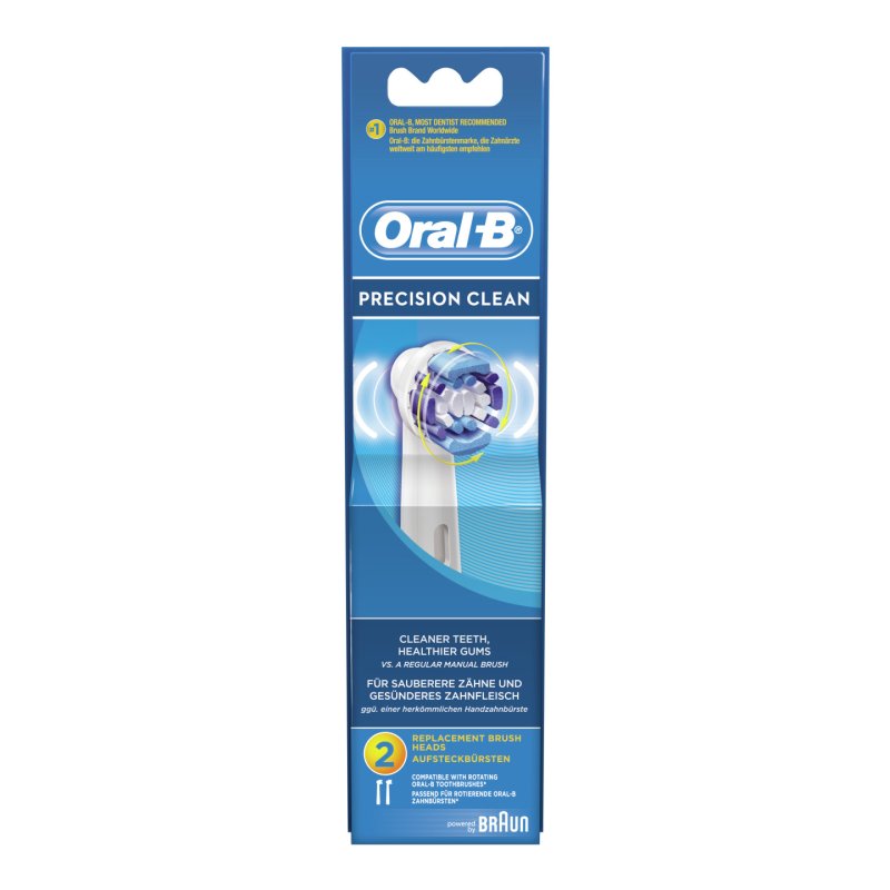 Oral-B Precision Clean Electric Toothbrush with 2 Replacement Heads