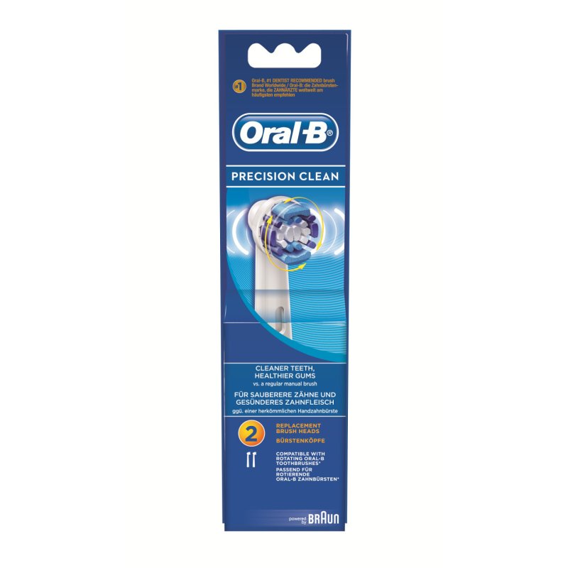 Oral-B Precision Clean Electric Toothbrush with 2 Replacement Heads