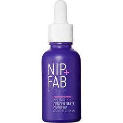 Nip Fab Retinol Fix Concentrate Extreme 10% with Time-Release Complex, Bakuchiol, Peptides, and Hydration Complex 30ml