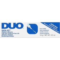 DUO Quick-Set Lash Adhesive Clear 14g Sets In Seconds Long-Lasting All-Day Wear Water Resistant Strip And Individual