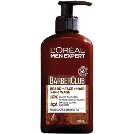 L'Oreal Men Expert Barber Club 3-in-1 Beard, Hair & Face Wash 200ml