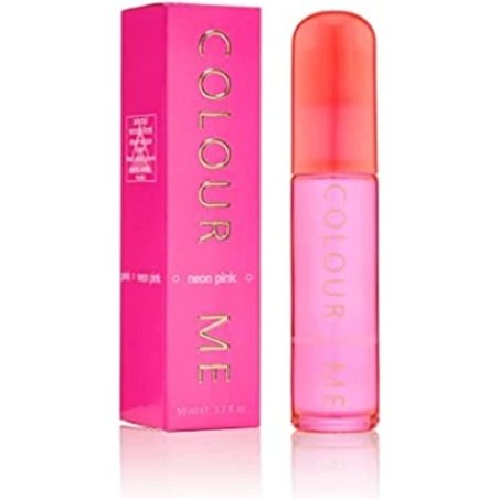 COLOUR ME Neon Pink Perfume for Women 50ml Parfum de Toilette Luxury Fragrance - Ladies Perfume Long Lasting Womens