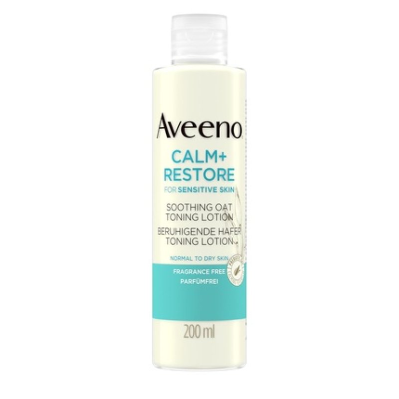 Aveeno Calm Restore Soothing Oat Toning Lotion 200ml - Fragrance-Free Toner