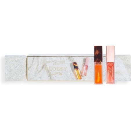 Revolution Pro Glossy Lips Set Rose Lip Oil and Glow Lip Oil Included