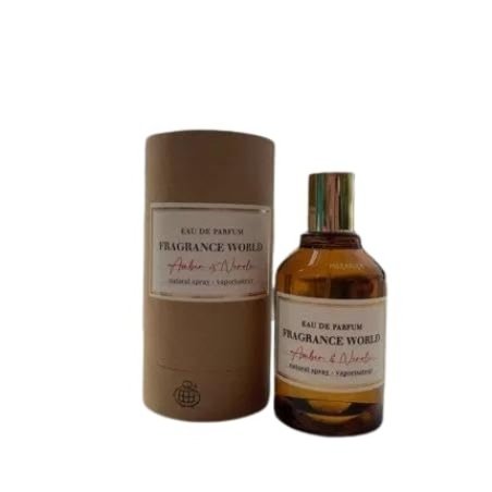 Fragrance World Amber & Neroli Eau de Parfum Fresh Citrus Spicy Black Pepper Warm Amber Long-Lasting Balanced Scent