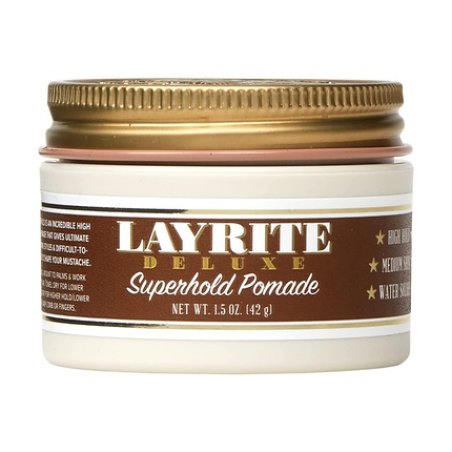 Layrite Superhold Pomade 42g Strong Hold Water Soluble Medium Shine