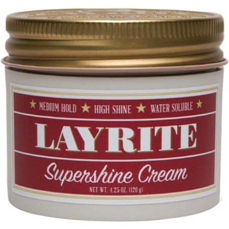 Layrite Supershine Cream 120g Medium Hold Water Soluble High Shine