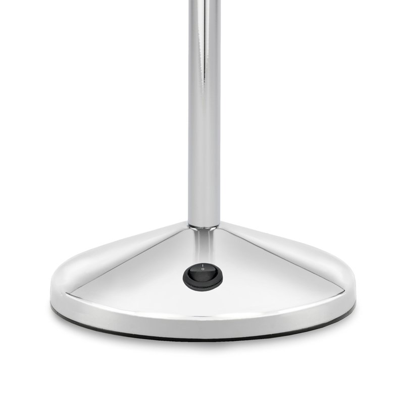 BaByliss 9436E makeup mirror Freestanding Round Stainless steel