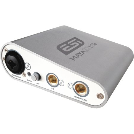 ESI MAYA22 USB Audio-Interface, mit Mikrofon- und Instrumenteneingang
