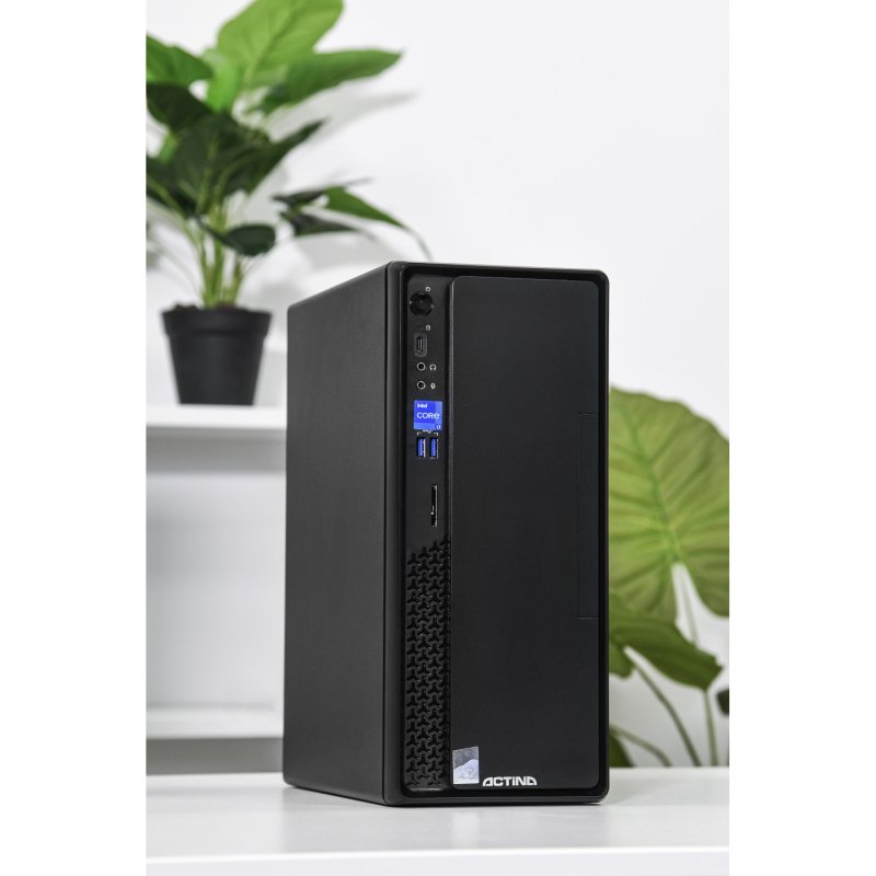Actina 5901443334361 PC i3-12100 Mini Tower Intel® Core™ i3 8 GB DDR4-SDRAM 512 GB SSD Windows 11 Home Black