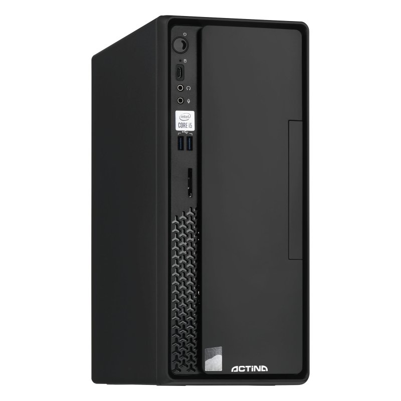 Actina 5901443334330 PC i3-12100 Mini Tower Intel® Core™ i3 8 GB DDR4-SDRAM 512 GB SSD Windows 11 Pro Education Black