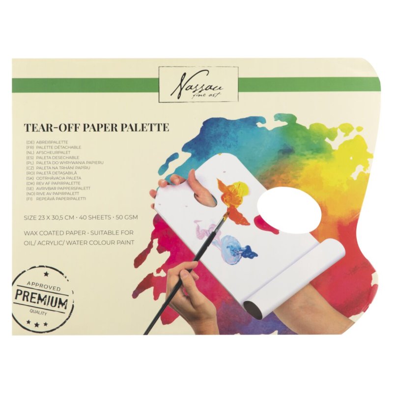 Nassau - Palette tear-off paper, 40 sheets (AR0300/GE)