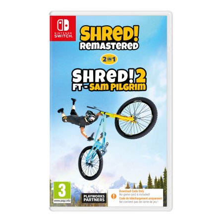 Shred! Remastered & Shred! 2 Ft. Sam Pilgrim 2 in 1 (Code in a Box) /Switch
