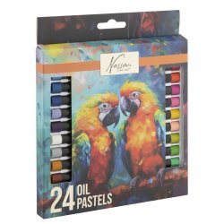 Nassau - Oilpastels set of 24 pcs. (AR0407/GE)
