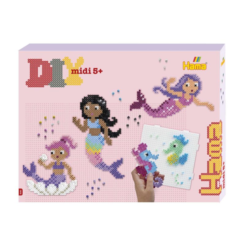 Hama - Midi Gift Box Mermaids, New 2025 - (383161)