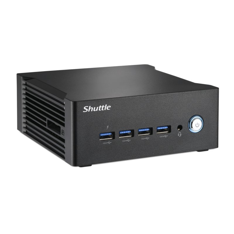 Shuttle Barebone NA10H7 Black (AMD R7-8845HS) 24/7, NPU