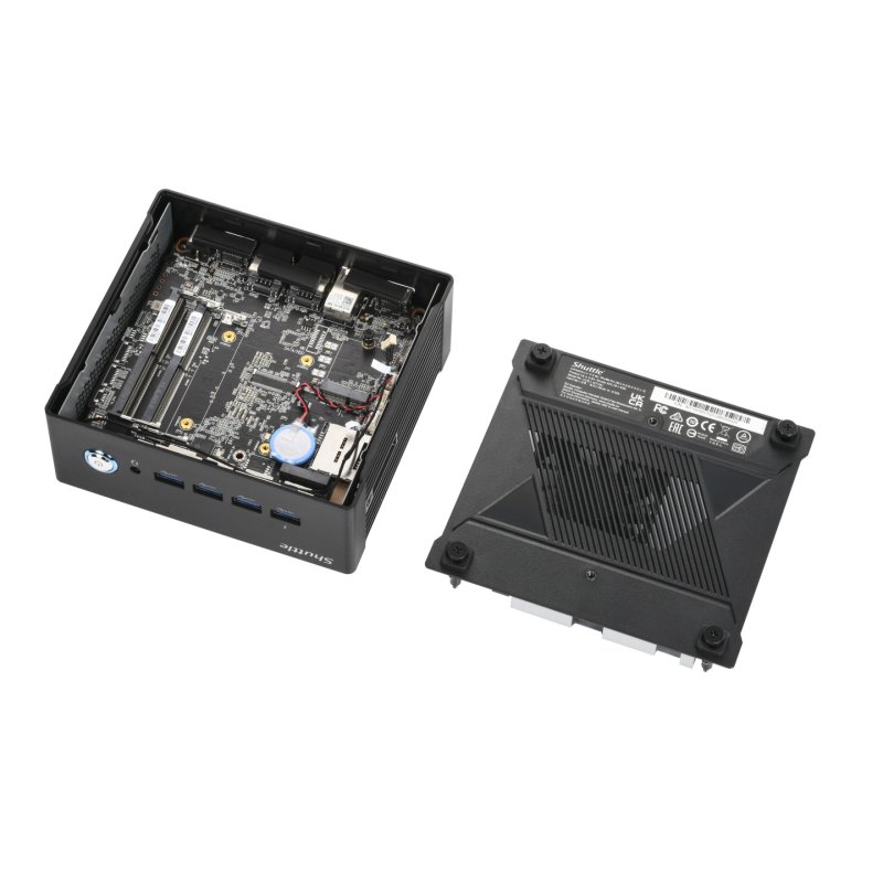 Shuttle Barebone NA10H7 Black (AMD R7-8845HS) 24/7, NPU