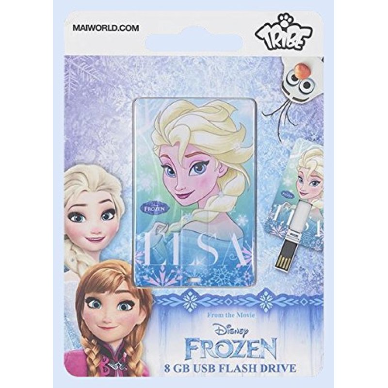 Tribe 8GB, Frozen Elsa lecteur USB flash 8 Go USB Type-A 2.0 Multicolore