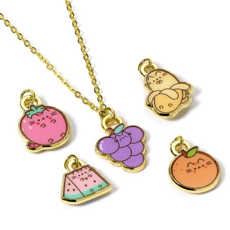 PUSHEEN - Fruits - Set Collier 5 Charmes