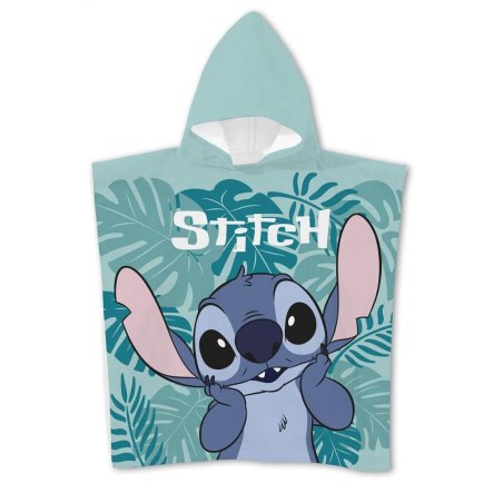 DISNEY - Stitch "Feuilles" - Poncho 55x110cm
