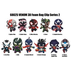 VENOM - Series 2 - 3D Foam Bag Clip (Display 24 Pcs)