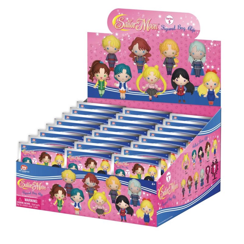SAILOR MOON - Series 5 - 3D Foam Bag Clip (Display 24 Pcs)