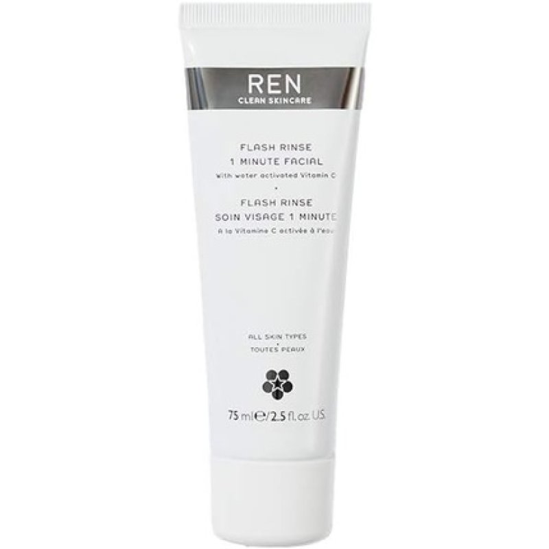 REN Clean Skincare Flash Rinse 1 Minute Facial 75ml