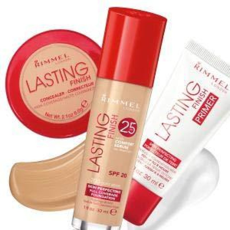 Rimmel Lasting Finish 25H Foundation With Comfort Serum, 400 Natural Beige, 30ml