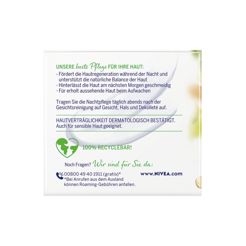 NIVEA Naturally Good Regenerating Night Cream Face 50 ml